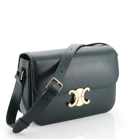 Celine triomphe leather bag